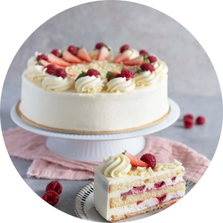 TORTA Mascarpone-jahodová (bezlepkovo-bezlaktózová)